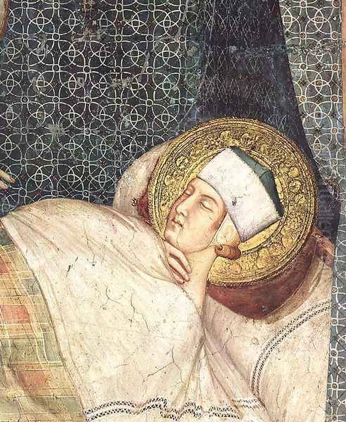 The Dream of St. Martin Oil Painting by Simone Martini