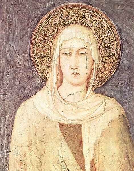 St Margaret Oil Painting by Simone Martini