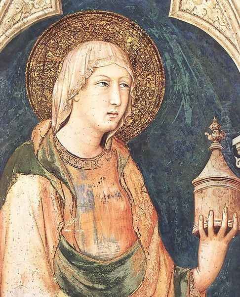 St Mary Magdalene Oil Painting by Simone Martini