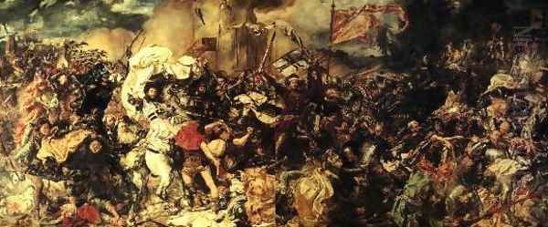 Battle of Grunwald Oil Painting by Jan Matejko