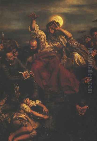 Wernyhora Oil Painting by Jan Matejko