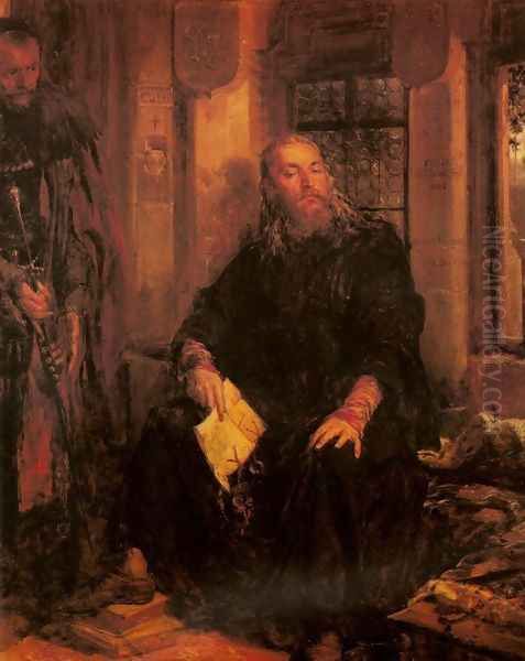 Ladislaus the White in Dijon Oil Painting by Jan Matejko