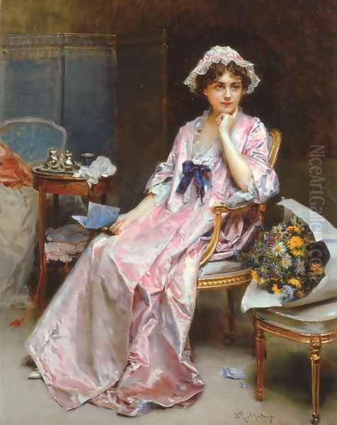 The Reluctant Mistress Oil Painting by Raimundo de Madrazo y Garreta