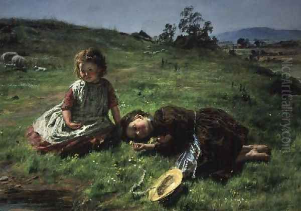 Spring, 1864 Oil Painting by William McTaggart