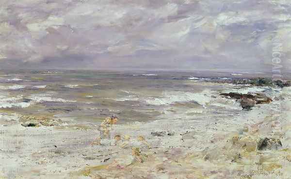 Broken Weather - Changing to Fine, 1908 Oil Painting by William McTaggart