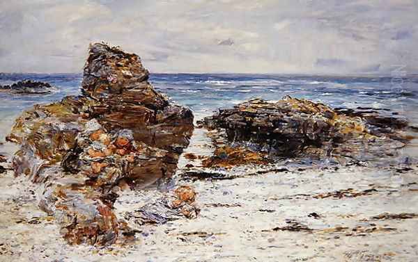 Cauldron Rocks Oil Painting by William McTaggart