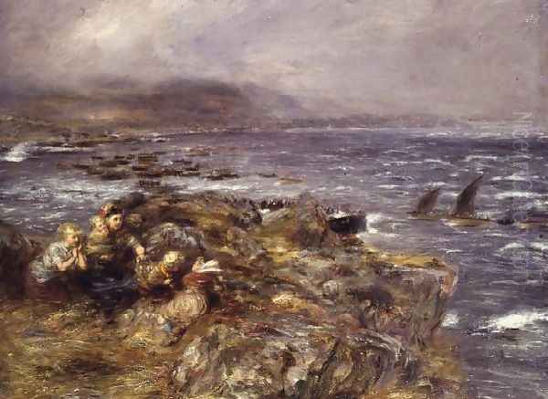 Running for Shelter Oil Painting by William McTaggart