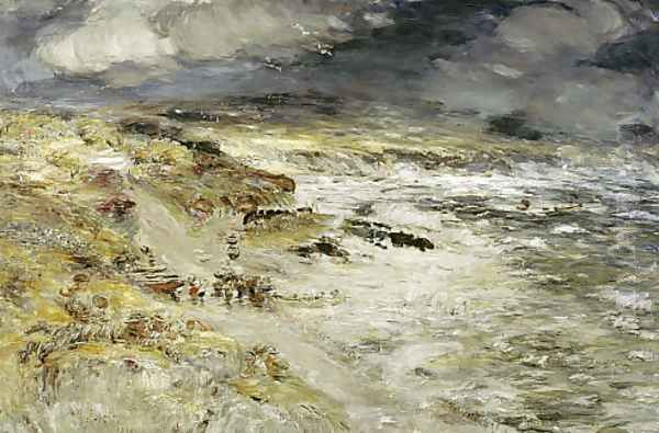 The Storm, 1890 Oil Painting by William McTaggart