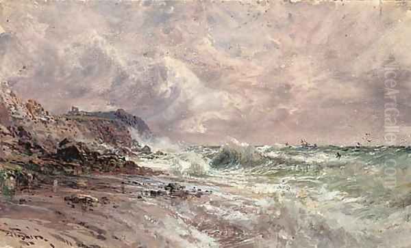 Tintagel Castle, Cornwall by William McTaggart