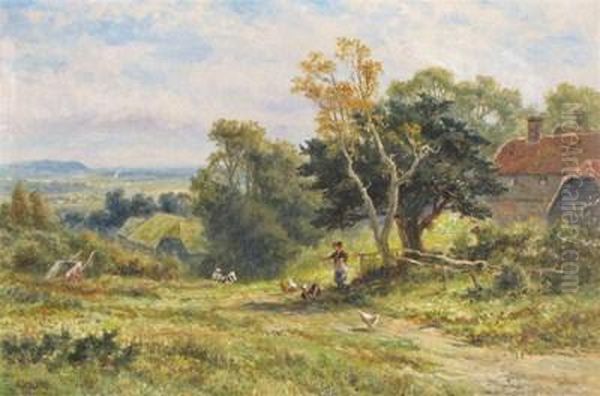 Nr. Chiddingfold, Surrey Oil Painting by Robert Gallon