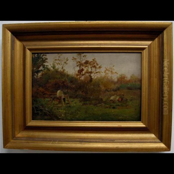 Burnt Oak Oil Painting by Robert Gallon