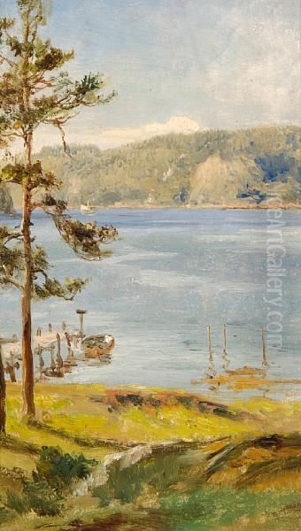 Hanko Sund, Norway Oil Painting by Robert Gallon