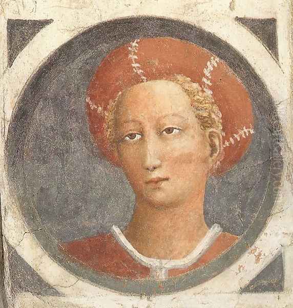 Medallion 1426-27 Oil Painting by Masaccio (Tommaso di Giovanni)