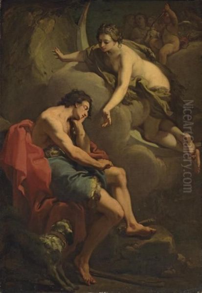 Diana And Endymion Oil Painting by Gaetano Gandolfi