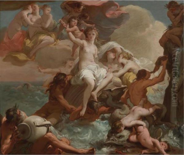 The Triumph Of Venus Oil Painting by Gaetano Gandolfi