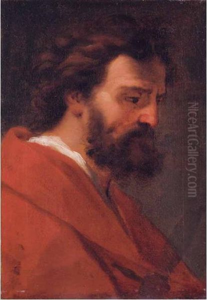 Busto D'uomo In Profilo Oil Painting by Gaetano Gandolfi