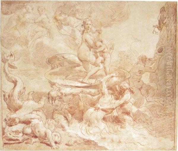 Triumph Of Venus Oil Painting by Gaetano Gandolfi