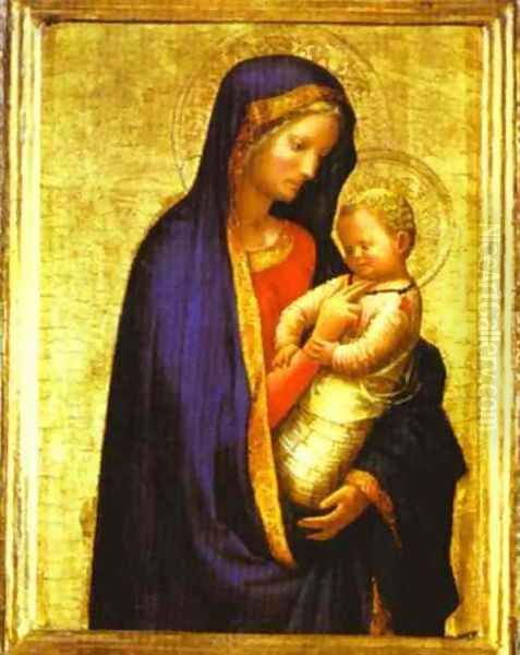 Madonna and child Oil Painting by Masaccio (Tommaso di Giovanni)