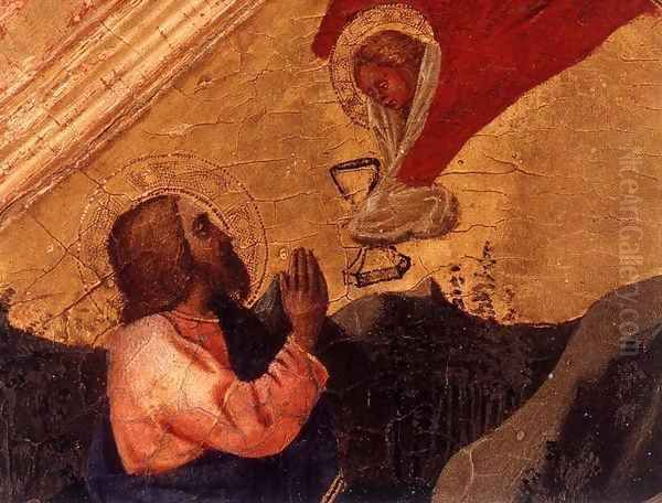 Christ in the Garden of Gethsemane (detail) Oil Painting by Masaccio (Tommaso di Giovanni)