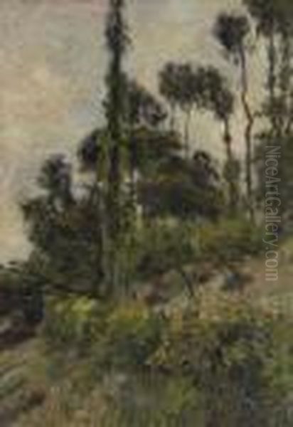 A Flanc De Coteau Oil Painting by Paul Gauguin