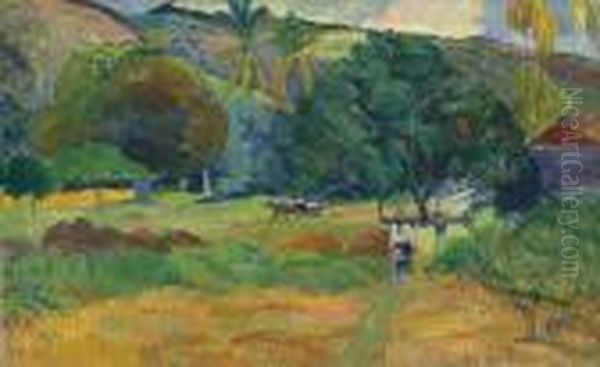 Le Vallon Oil Painting by Paul Gauguin