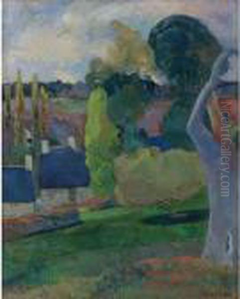 Ferme En Bretagne Ii Oil Painting by Paul Gauguin