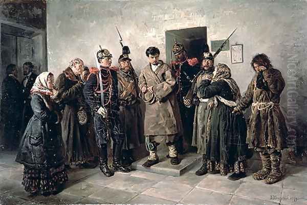 The Condemned, 1879 Oil Painting by Vladimir Egorovic Makovsky