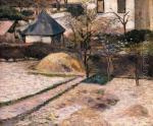 Paysage Rouen Oil Painting by Paul Gauguin