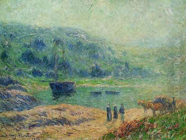 Creek in Brittany Oil Painting by Henri Moret