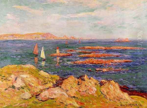 By the Sea Oil Painting by Henri Moret