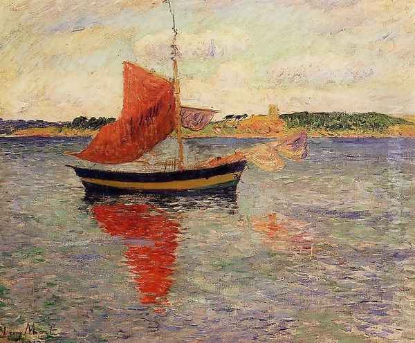 Seascape Oil Painting by Henri Moret