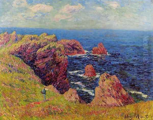 The Breton Coast I Oil Painting by Henri Moret