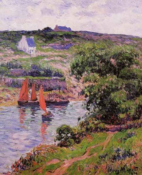 Dolain, Finistere Oil Painting by Henri Moret