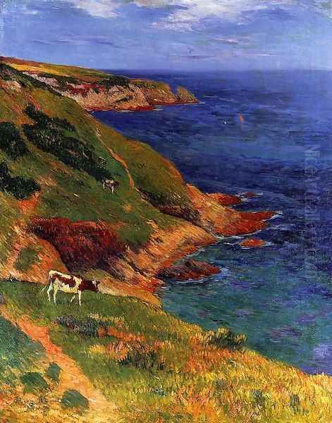 Ile de Groux Oil Painting by Henri Moret