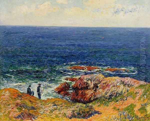 The Breton Coast II Oil Painting by Henri Moret