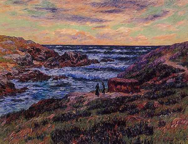 Saint-Thomas, Finistere Oil Painting by Henri Moret