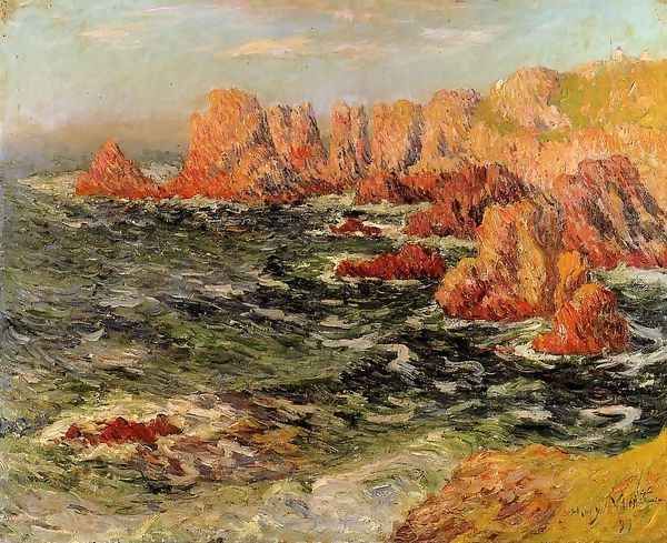 The Breton Coast Oil Painting by Henri Moret