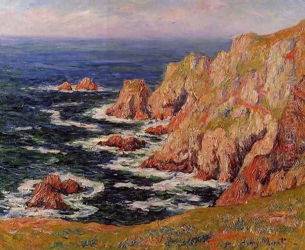 The Coast of Brittany Oil Painting by Henri Moret