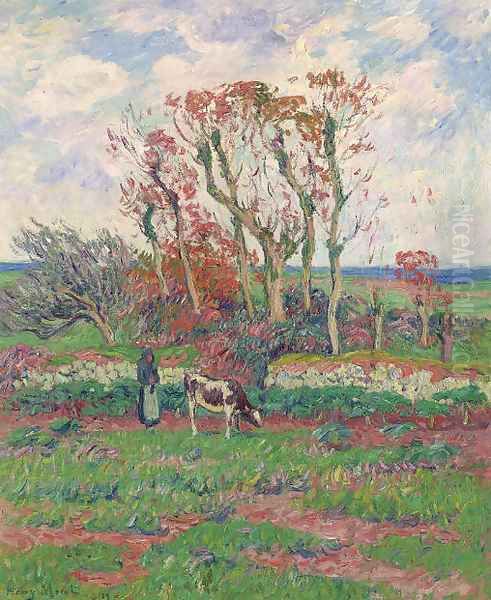 Finistere, l'automne Oil Painting by Henri Moret