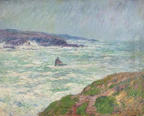 L'entree de Pouldu Oil Painting by Henri Moret