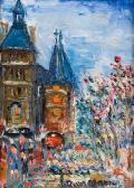 Paris, La Conciergerie Oil Painting by Lucien Genin