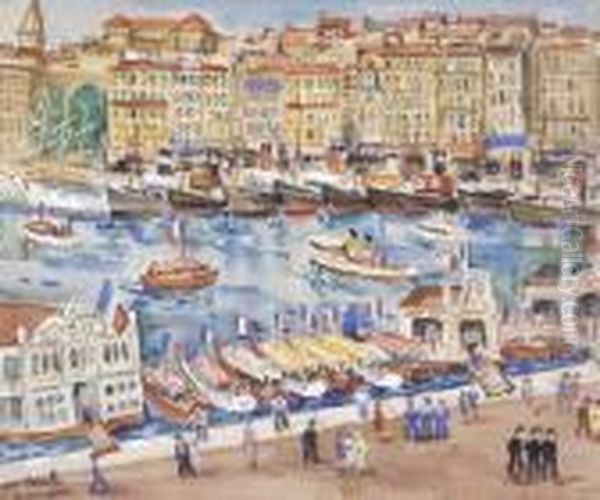 Le Port De Marseille by Lucien Genin