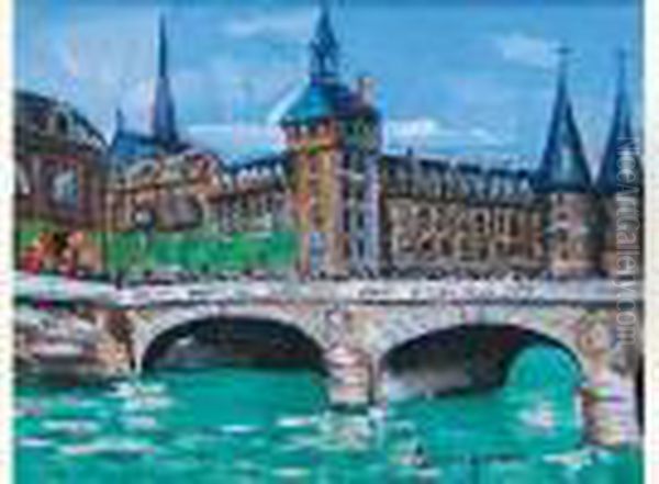 La Conciergerie Oil Painting by Lucien Genin