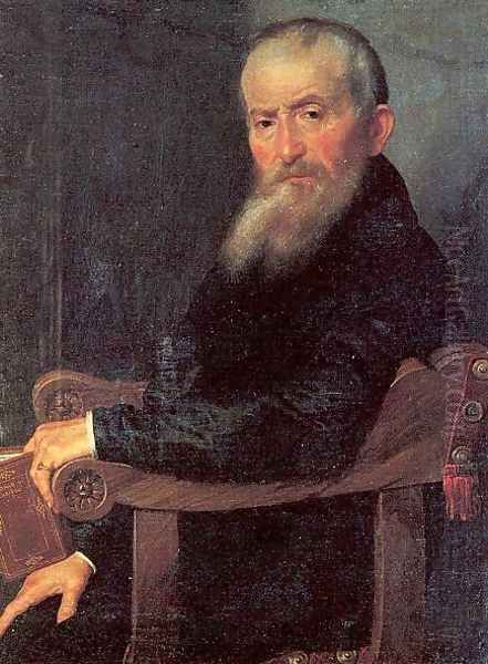 Giovanni Antonio Pantera Oil Painting by Giovanni Battista Moroni