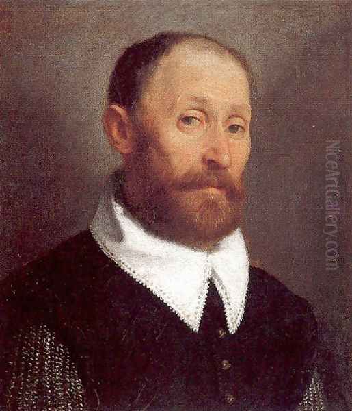 Portrait of a Man 1570 Oil Painting by Giovanni Battista Moroni