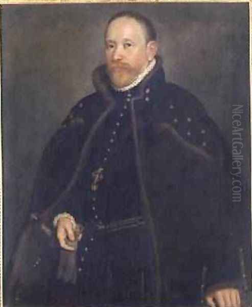 Portrait of Bonifacio Agliardi 1565 Oil Painting by Giovanni Battista Moroni