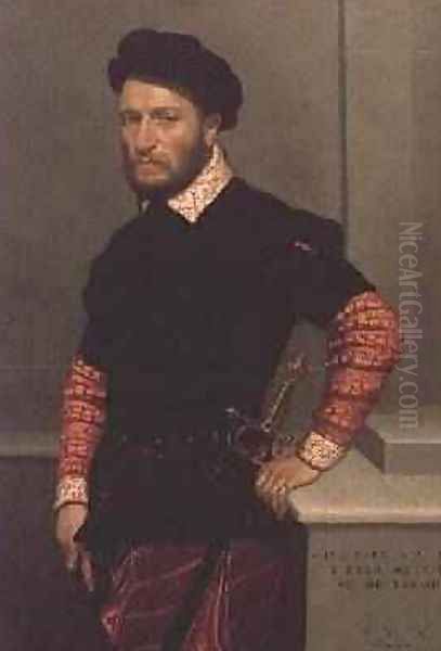 Portrait of Don Gabriel de la Cueva The Duke of Albuquerque Oil Painting by Giovanni Battista Moroni