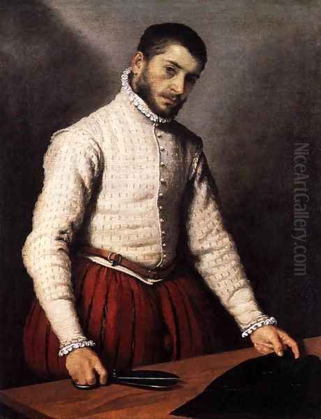 The Tailor Oil Painting by Giovanni Battista Moroni