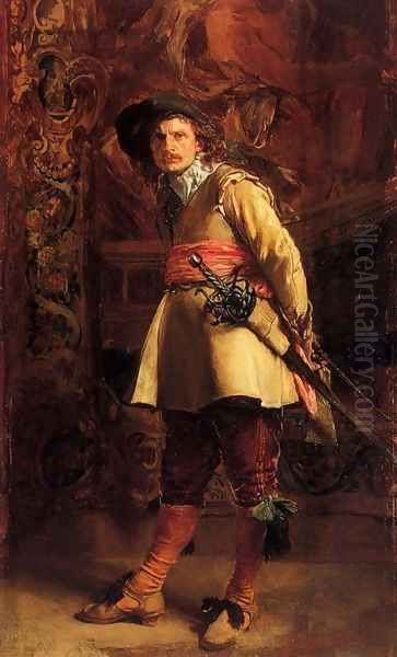 Musketeer Oil Painting by Jean-Louis-Ernest Meissonier