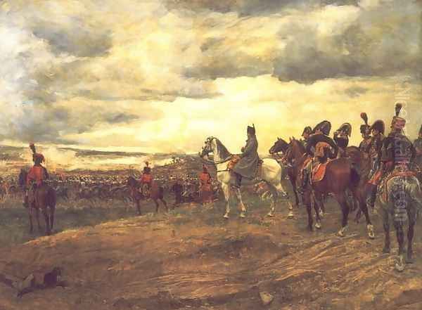 Jena Oil Painting by Jean-Louis-Ernest Meissonier